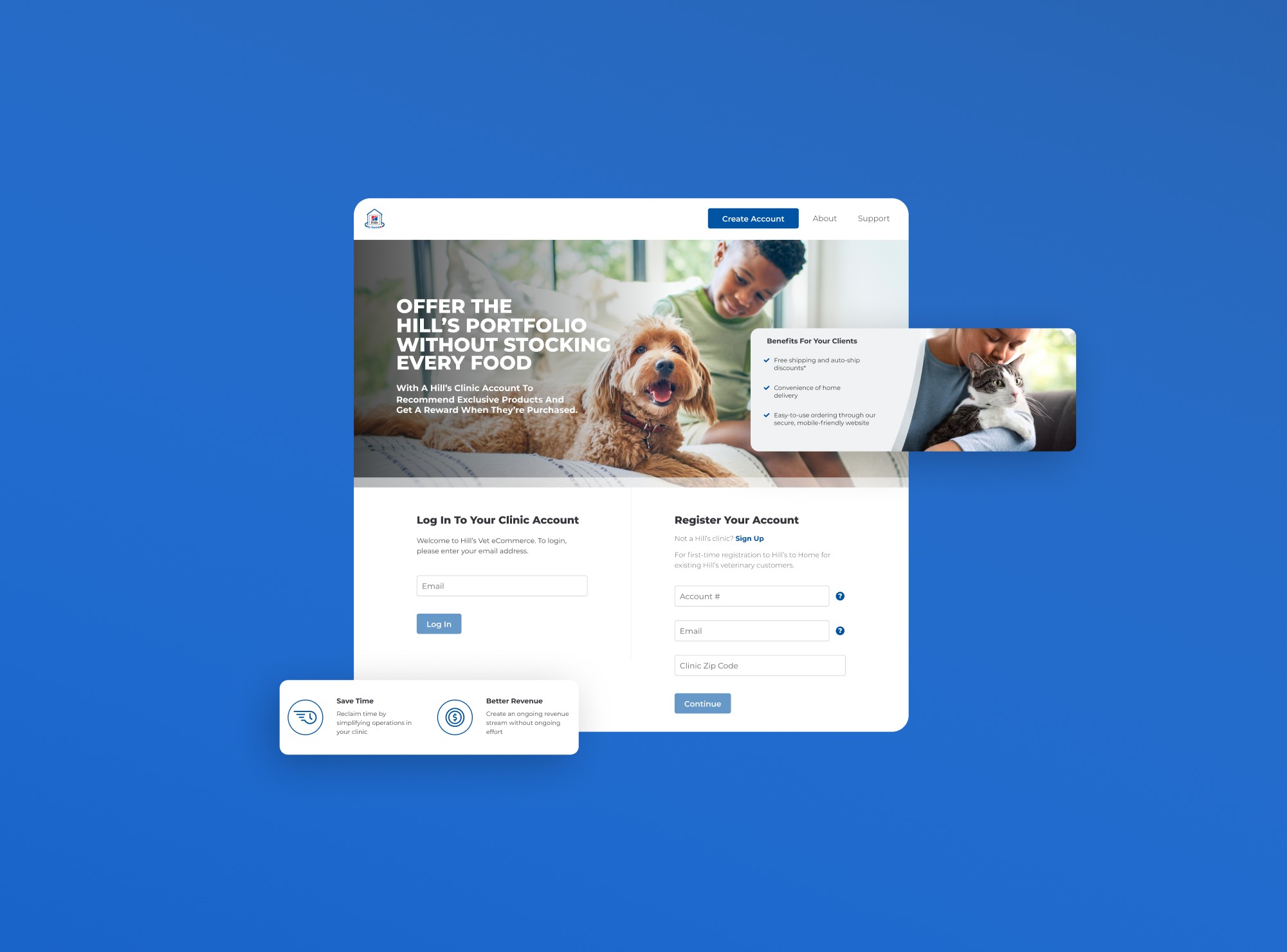 Colgate Palmolive / Hills to Home enterprise e-commerce product interface screen